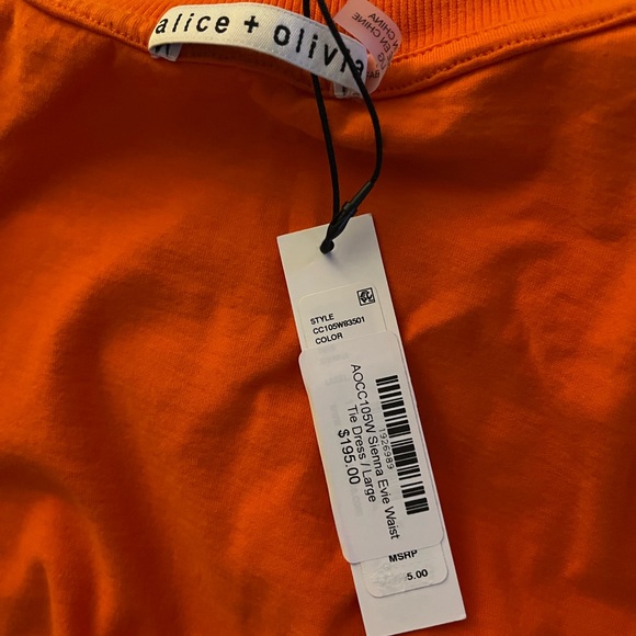 Alice + Olivia large NWT sienna evie waist dress - Picture 4 of 4